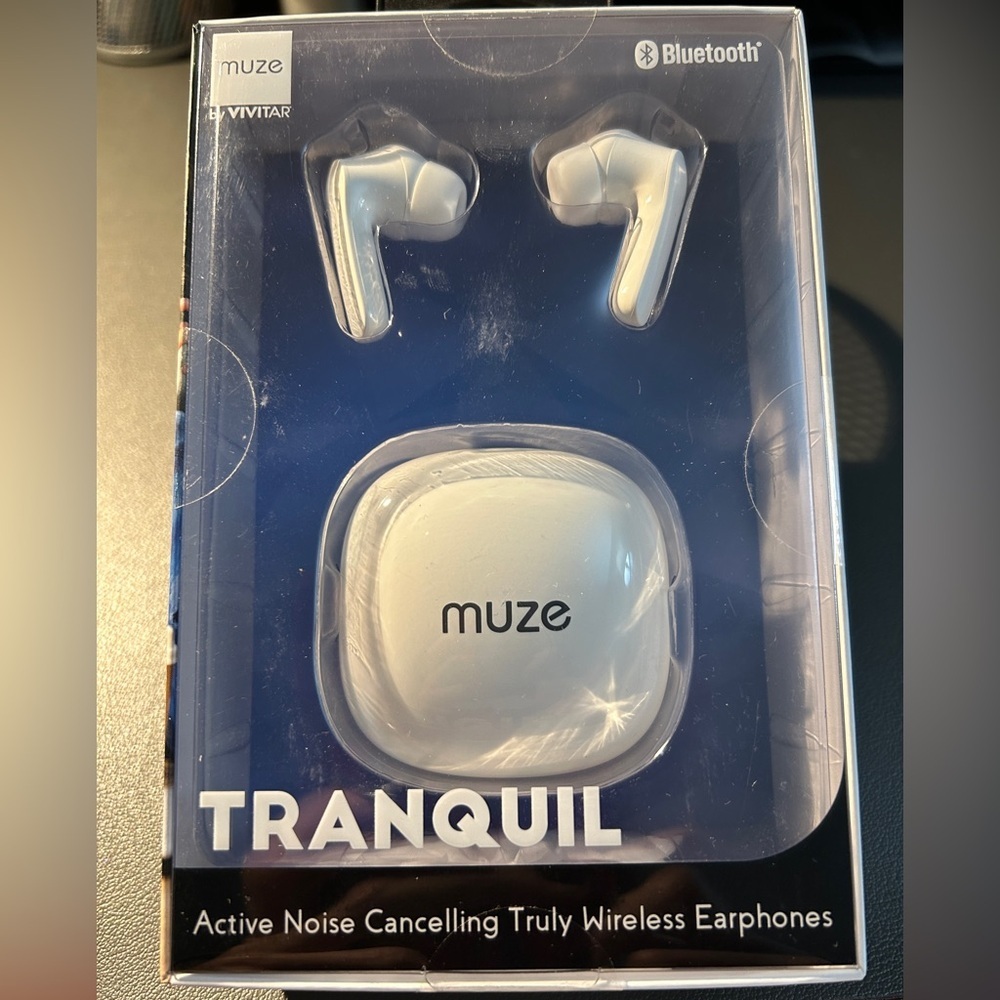Muze by Vivitar Tranquil Active Noise Cancelling Truly Wireless Earphones